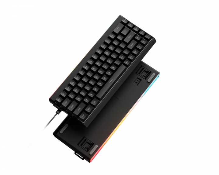  DK68 Magnetic HE ANSI Tastatur [Gateron Wuji] - Schwarz