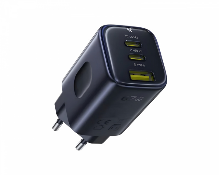  PicoGo AE11 Schnellladegerät 2C+U 67W - Schwarz