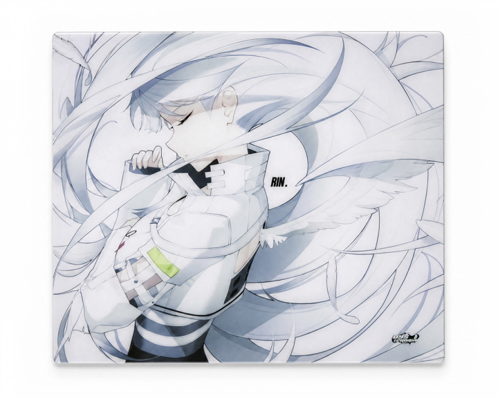 Dysphoria RIN White - Glas-Mauspad