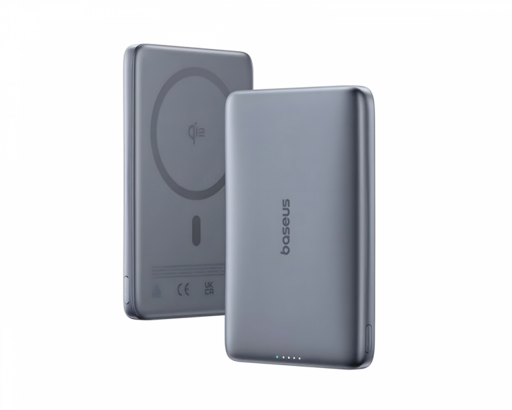  PicoGo AM41 Ultraschlanke Qi2 Magnetische Powerbank 27W 10000mAh - Grau