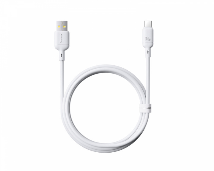  Silky Series Schnellladekabel USB auf Type-C 100W - 1m - Weiß