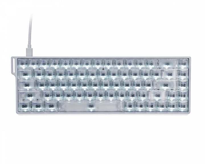  Flash 68 PRO HE Tastatur - Weiß