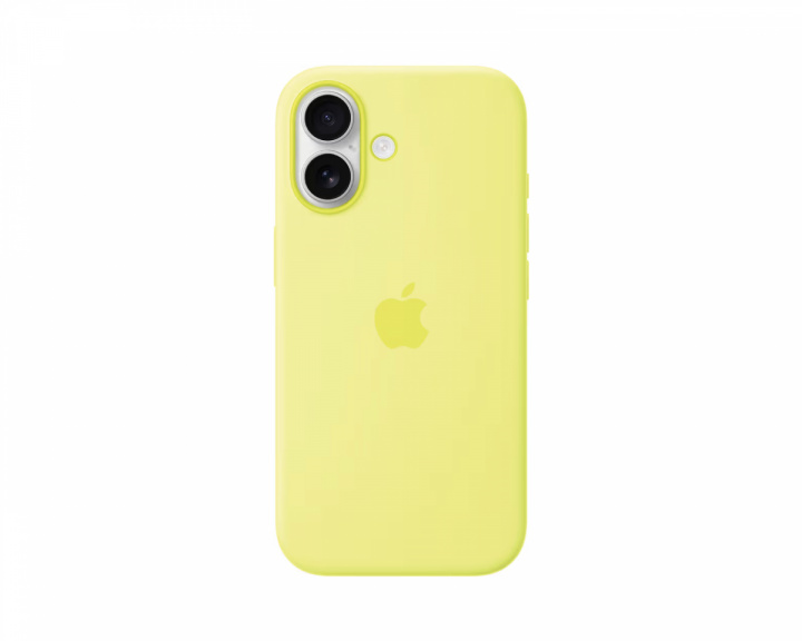Apple iPhone 17 Silikon Case mit MagSafe - Neongelb