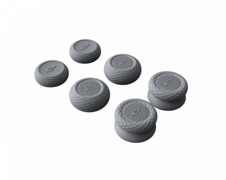  Universelle Controller Stick-Aufsätze - Silberweiß