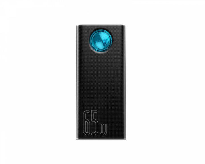  Amblight 30000mAh Powerbank, 4xUSB, USB-C, 65W - Schwarz