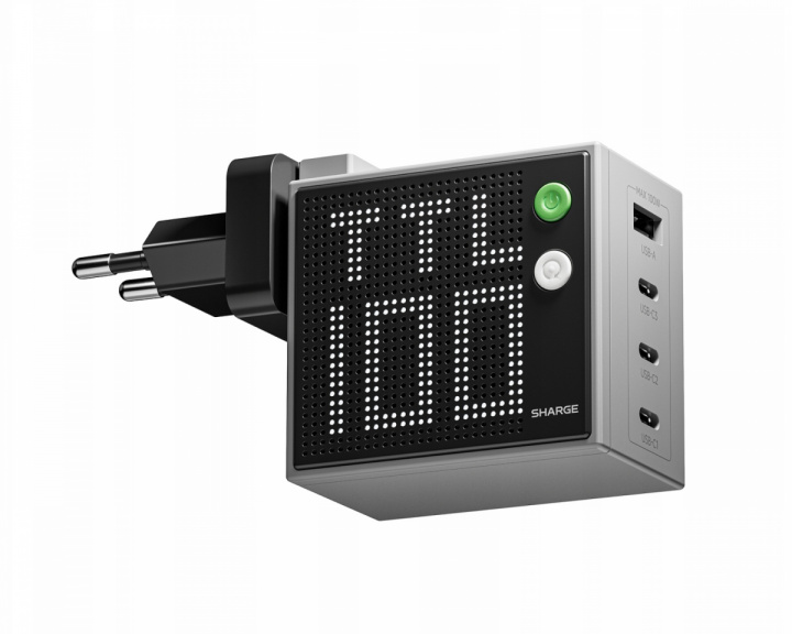  Pixel 100W USB-C & USB-A Ladegerät - Grau