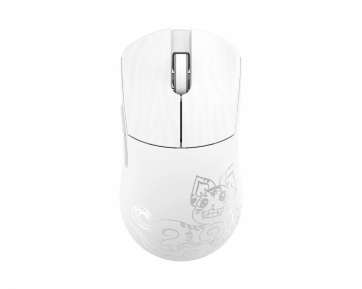  Huan x Xi'an Museum Magnesium Kabellose Gaming-Maus - Weiß/Silber - Limited Edition
