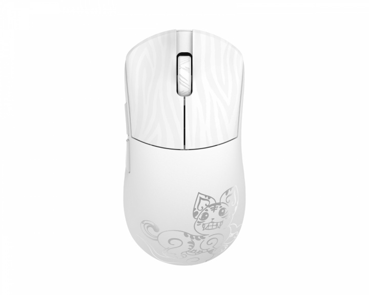  Huan M x Xi'an Museum Magnesium Kabellose Gaming-Maus - Weiß/Silber - Limited Edition