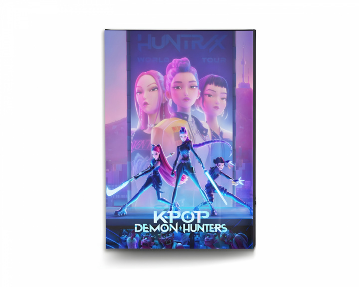  K-Pop Demon Hunters Leinwanddruck mit Licht