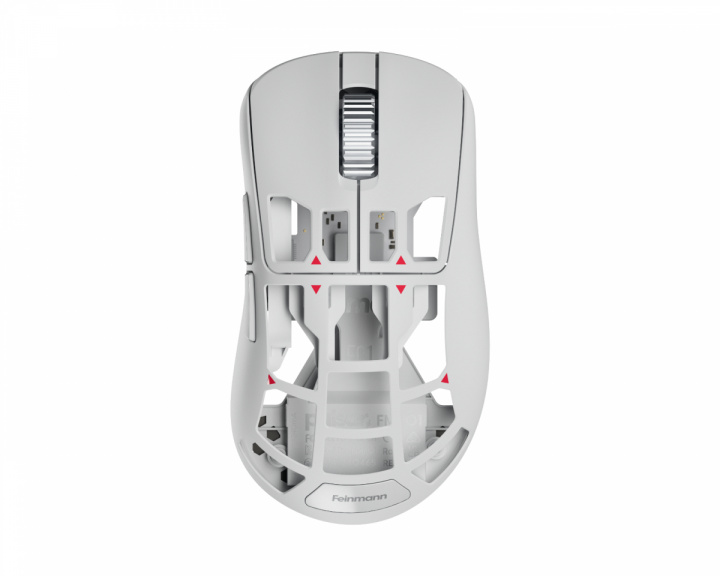  Feinmann F01 Kabellose Magnesium Gaming-Maus - Alpine White