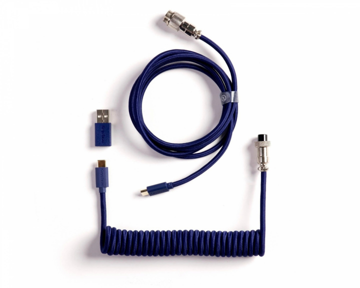  Coiled Aviator Kabel Straight 8K - Blau