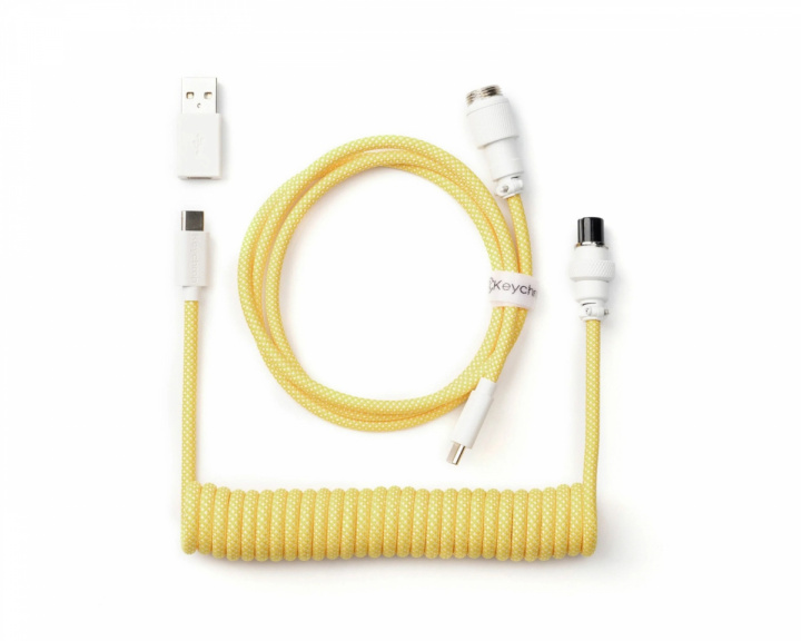  Coiled Aviator Kabel Straight 8K - Gelb