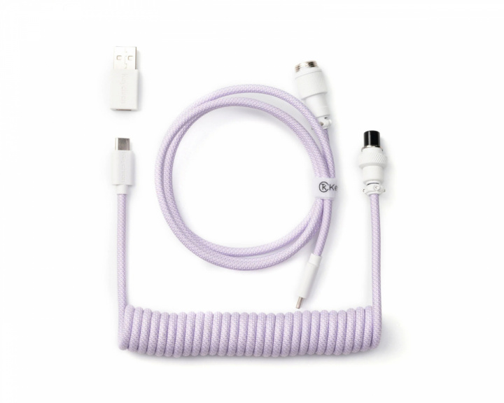  Coiled Aviator Kabel Straight 8K -Helllila