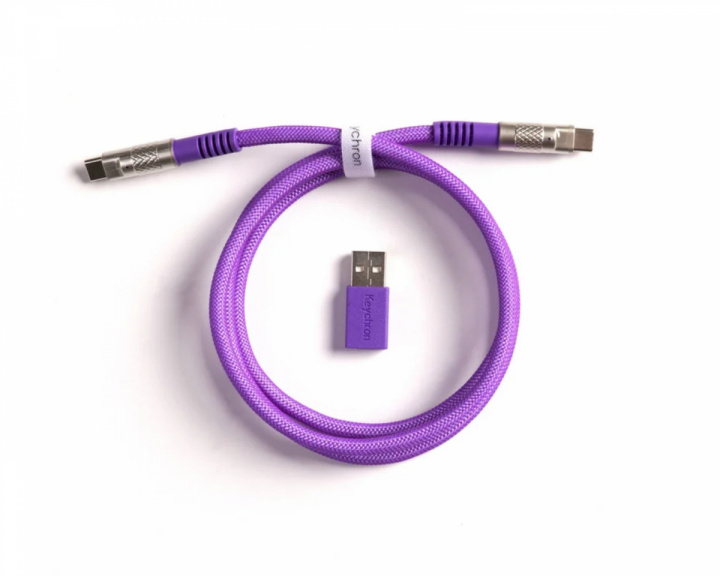  Double-Sleeved Geek Kabel 8K - Lila