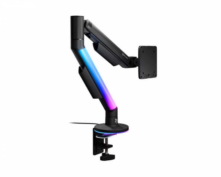  Alzare RGB - Monitorarm mit Gasdruckfeder Schwarz