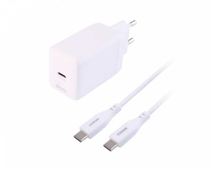  USB-C GaN Wandladegerät 70 W - 1,8m - Weiß