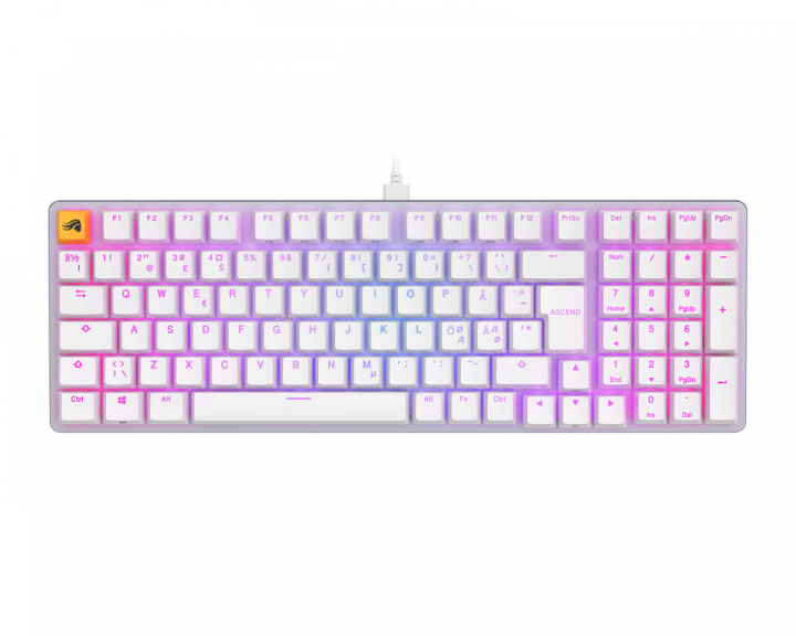 Glorious GMMK 2 96% Pre-Built Tastatur [Fox Linear] - Weiß (DEMO)