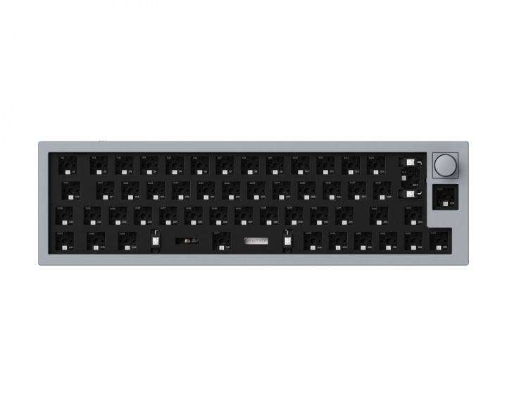 Keychron Q9 QMK 40% ISO Barebone Knob Version RGB Hot-Swap - Grau (DEMO)