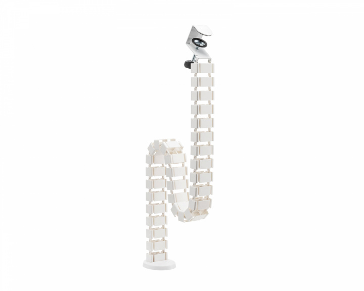 MaxMount Flexible Desk Cable Management Spine - Weiß Flexible Kabelführung (DEMO)