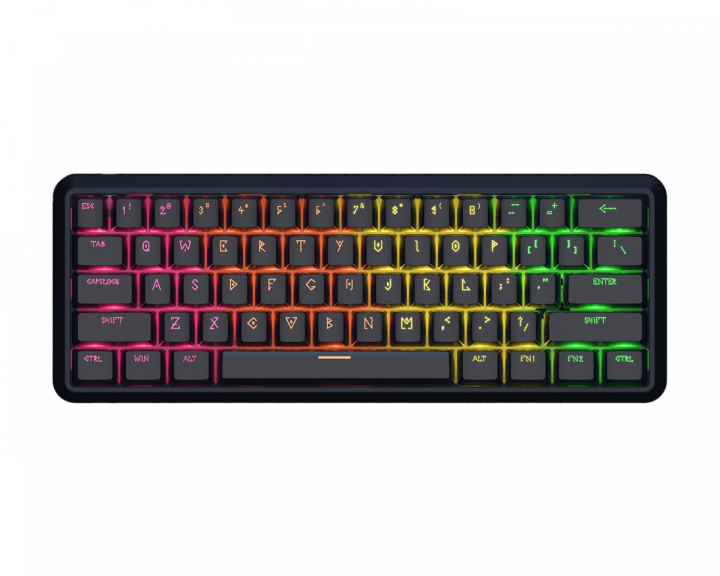 Waizowl Lightning 60 Magnetische Gaming-Tastatur - Schwarz (DEMO)
