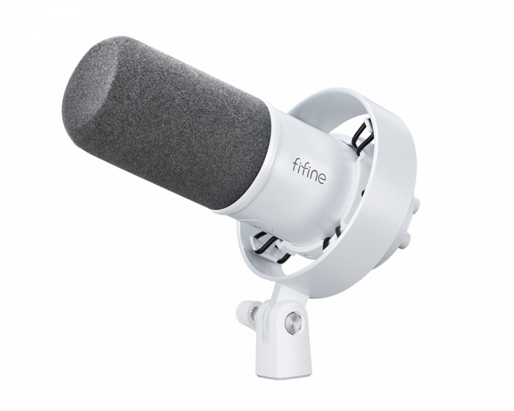 Fifine K688 USB / XLR Mikrofon - Dynamisches Mikrofon - Weiß (DEMO)