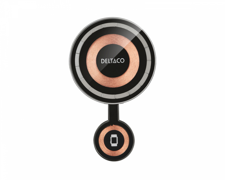 Deltaco 2-in-1 Magnetisches Kabelloses Qi-Ladegerät 15W (DEMO)