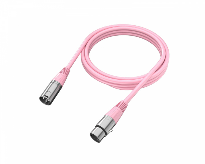 Fifine XLR Kabel - 3pin - 1.8 Meter - Rosa (DEMO)