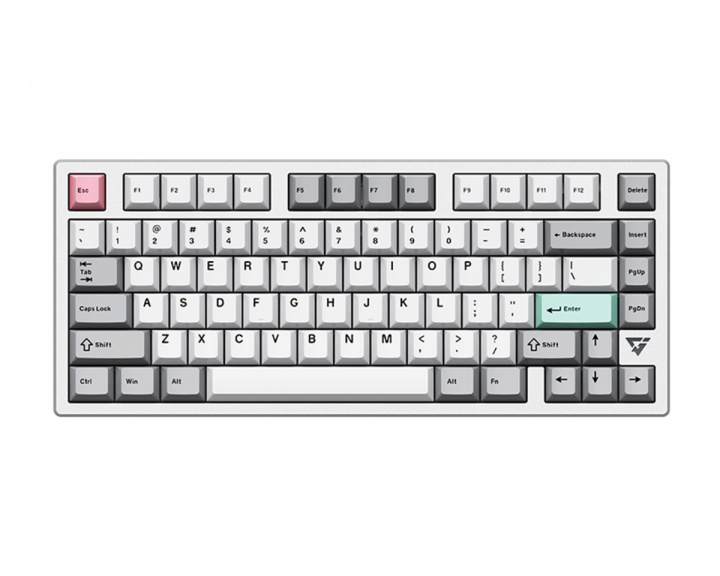 ATK V75K Aluminium Kabellose Tastatur ANSI [Anya Linear] - Silber (DEMO)