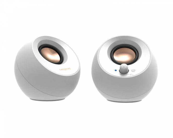 Creative Pebble V3 - 2.0 Lautsprecher - Weiß (DEMO)