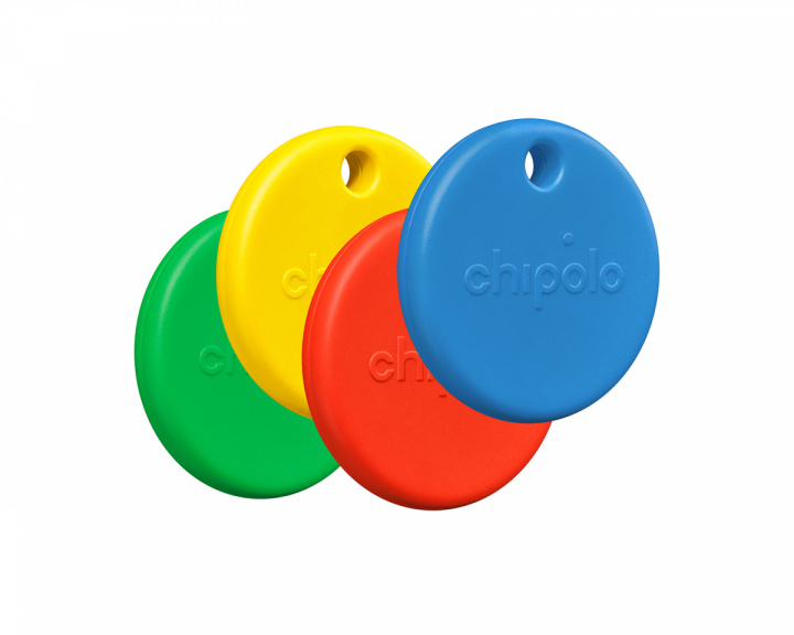Chipolo POP 4-pack - Item Finder - Rot/Blau/Gelb/Grün (DEMO)