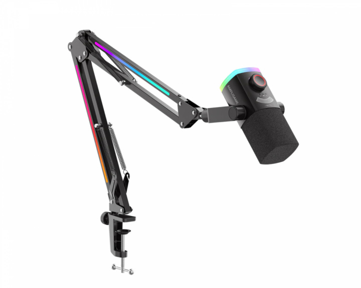 Fifine AmpliGame AM8PROT Mikrofon mit Schwenkarm - Schwarz (DEMO)