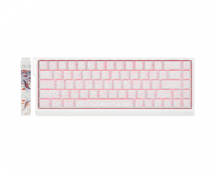 FGG MAD68 Flagship HE V2 ANSI Tastatur [TTC Magneto] - Weiß (DEMO)