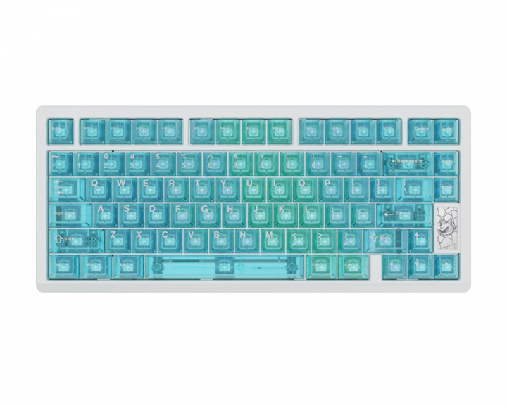 Chilkey Slice75 HE Gaming Tastatur ANSI – Weiß (DEMO)