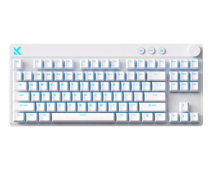 MCHOSE Mix 87 Hall Effekt Magnetische Gaming Tastatur ANSI - Weiß (DEMO)