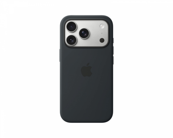 Apple iPhone 17 Pro Silikon Case mit MagSafe - Schwarz (DEMO)