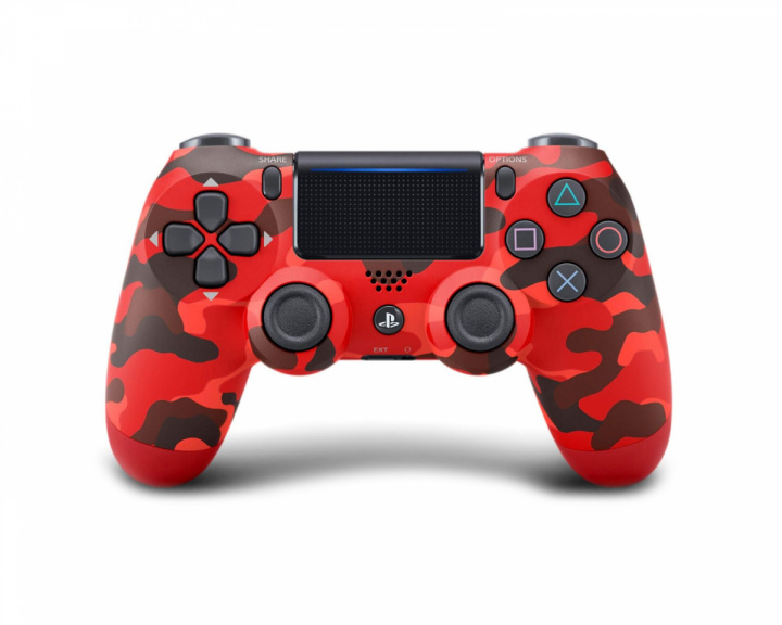 Sony Dualshock 4 Wireless PS4 Controller v2 - Red Camouflage (Refurbished)