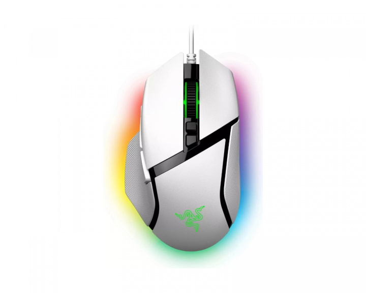 Razer Basilisk V3 Kabelgebundene Gaming-Maus - Weiß (Refurbished)