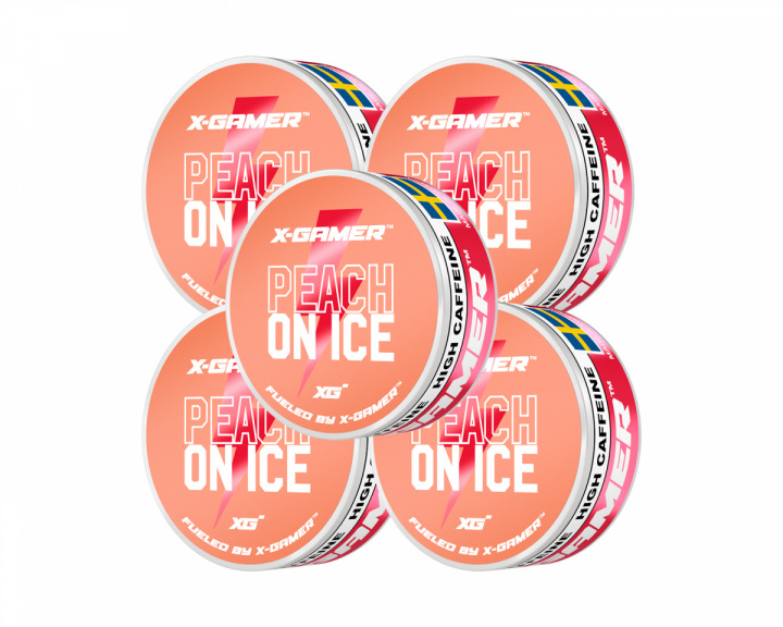 X-Gamer Pouch Energy - Peach On Ice (5-Stück)
