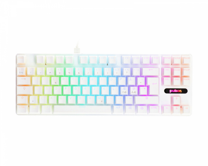 MaxGaming Custom Mechanical Keyboard Bundle - TKL - Weiss