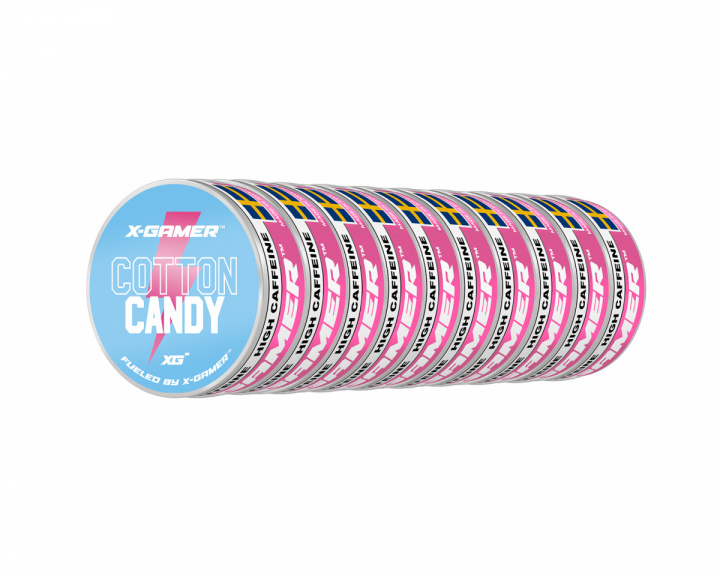 X-Gamer Pouch Energy - Cotton Candy (10-Stück)