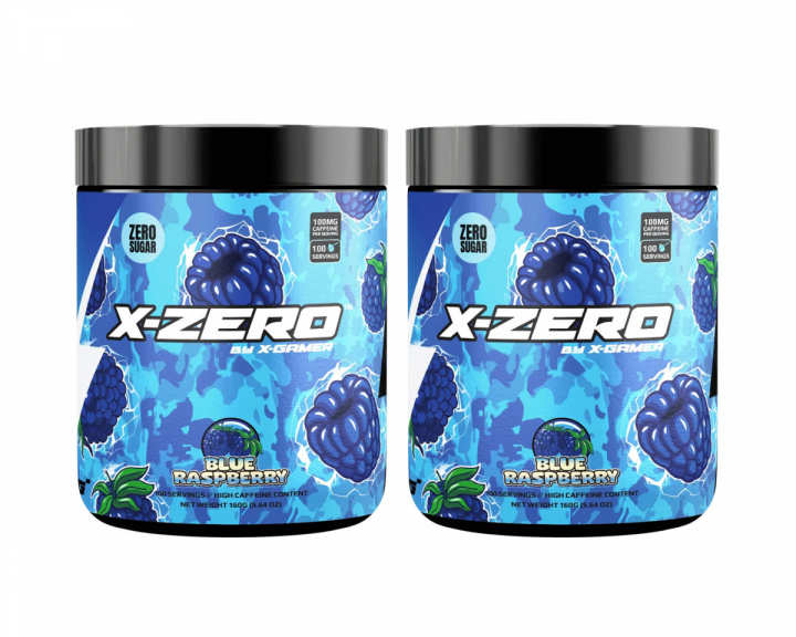 X-Gamer X-Zero Blueraspberry - 2 x 100 Portionen