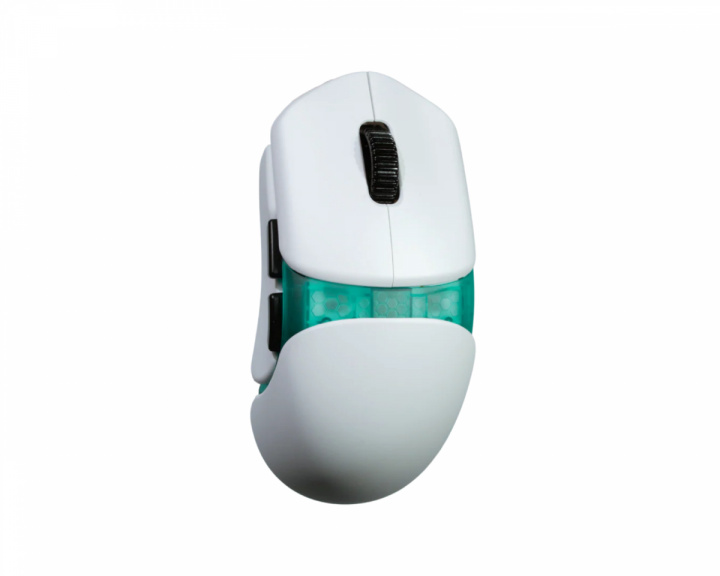  Pathfinder Kabellose Gaming-Maus – Weiß + Core Body – Nova Teal