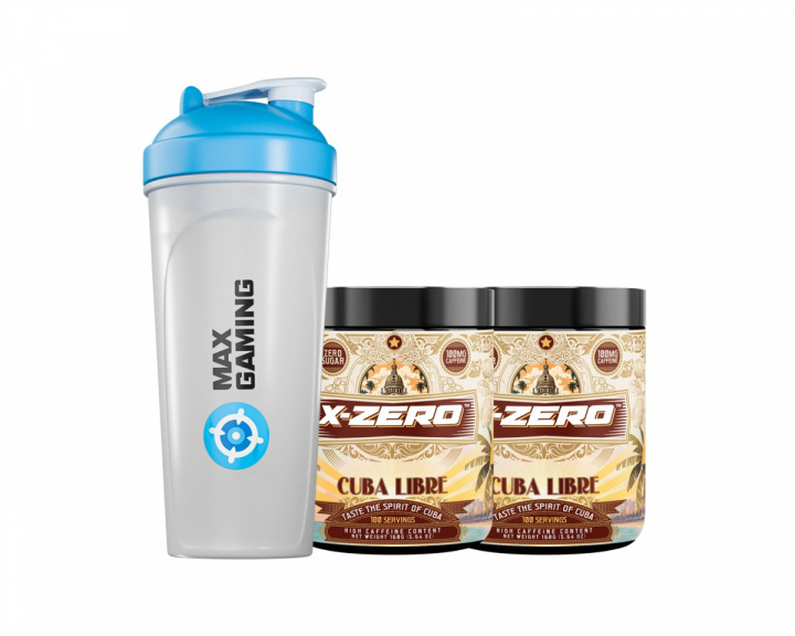 X-Gamer X-Zero Cuba Libre - 2 x 100 Portionen + Shaker
