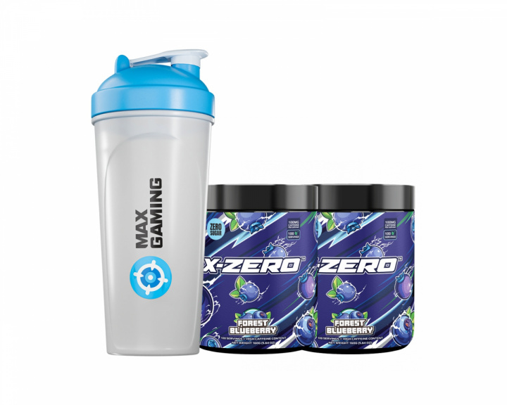 X-Gamer X-Zero Forest Blueberry - 2 x 100 Portionen + Shaker