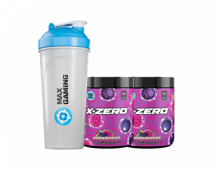X-Gamer X-Zero Hyperberries - 2 x 100 Portionen + Shaker