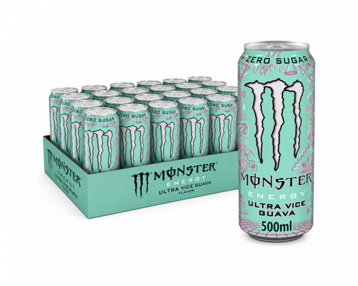 Monster Energy Ultra Vice Guava 24 x 500ml 