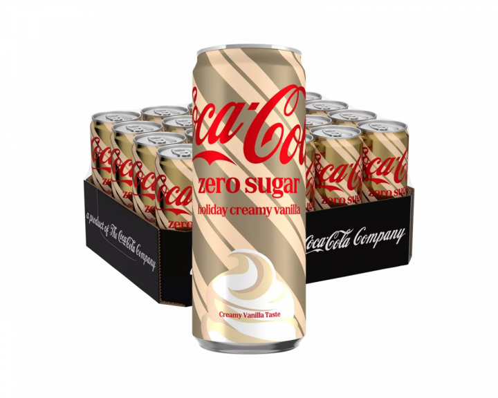 Coca-Cola Zero Holiday Creamy Vanilla 20-pack 33cl (Inkl. pant)