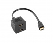 Adapter HDMI-AM auf HDMI-AF x2 Splitter 20 cm