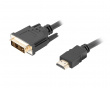 HDMI > DVI-D Single Link Kabel (0,5 Meter)