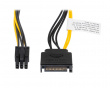 15-pin SATA (Stecker) > 6-pin PCI Express (Stecker) 20cm